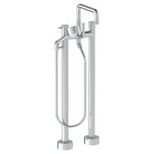 Watermark 22-8.26.3V-TIB-PC - Floor Standing Bath set with Square Spout and Volume Hand Shower