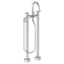 Watermark 22-8.3-TIB-PC - Floor Standing Bath set with Gooseneck Spout and Slim Hand Shower