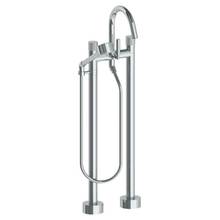 Watermark 22-8.3V-TIA-PC - Floor Standing Bath set with Gooseneck Spout and  Volume Hand Shower