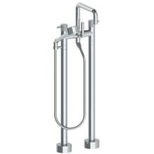 Watermark 22-8.26.3V-TIC-PC - Floor Standing Bath set with Square Spout and Volume Hand Shower