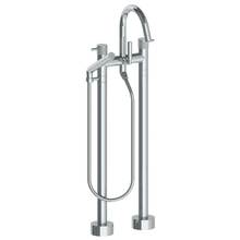 Watermark 22-8.3-TIC-PC - Floor Standing Bath set with Gooseneck Spout and Slim Hand Shower