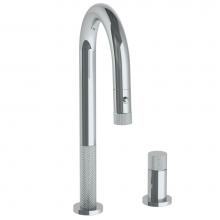 Watermark 22-9.1.3PG2-TIAV-PC - Deck Mounted 2 Hole Gooseneck Prep Faucet with Pull Down Spray