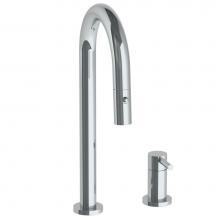 Watermark 22-9.1.3PG2-TIBV-PC - Deck Mounted 2 Hole Gooseneck Prep Faucet with Pull Down Spray
