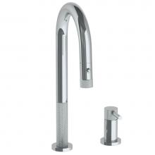 Watermark 22-9.1.3PG2-TICV-PC - Deck Mounted 2 Hole Gooseneck Prep Faucet with Pull Down Spray