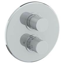 Watermark 22-T20-TIA-PC - Wall Mounted Thermostatic Shower Trim with built-in control, 7 1/2'' dia.