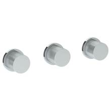 Watermark 22-WTR3-TIA-PC - Wall Mounted 3-Valve Shower Trim