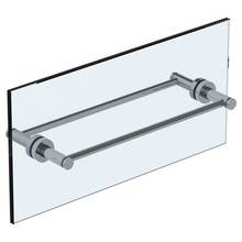 Watermark 23-0.1-6DDP-PC - Loft 2.0 6'' Double Shower Door Pull / Glass Mount Towel Bar