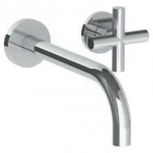 Watermark 23-1.2M-L9-PC - Wall Mounted 2 Hole Lavatory Set with 8 3/4'' Spout
