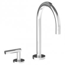 Watermark 23-1.3-L8-PC - Deck Mounted 2 Hole Gooseneck Lavatory Set