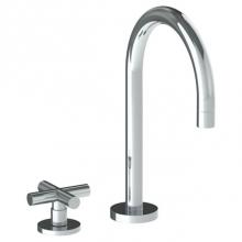 Watermark 23-1.3-L9-PC - Deck Mounted 2 Hole Gooseneck Lavatory Set