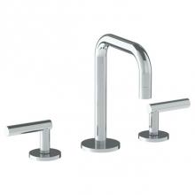 Watermark 23-2.18-L8-PC - Deck Mounted 3 Hole Extended Spout Lavatory Set