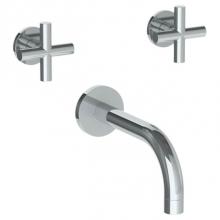 Watermark 23-5-L9-PC - Wall Mounted 3 Hole Bath Set