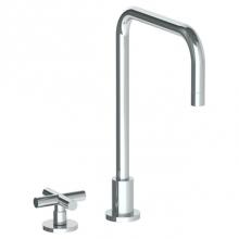 Watermark 23-7.1.3-L9-UPB - Deck Mounted 2 Hole Square Top Kitchen Faucet