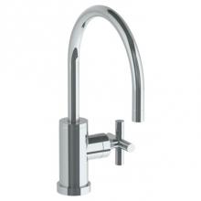 Watermark 23-7.3G-L9-PC - Deck Mounted 1 Hole Gooseneck Kitchen Faucet