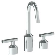 Watermark 25-2GX-IN14-PC - Deck Mounted 3 Hole Extended Lavatory Set With Gooseneck Spout