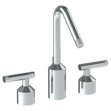 Watermark 25-2X-IN14-PC - Deck Mounted 3 Hole Extended Lavatory Set With Angled Spout