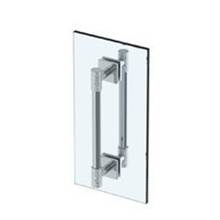 Watermark 27-0.1-18DDP-PC - Sense 18'' double shower door pull/ glass mount towel bar