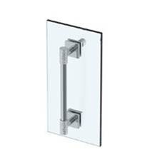 Watermark 27-0.1-6SDP-PC - Sense 6'' Shower Door Pull  With Knob / Glass Mount Towel Bar with Hook