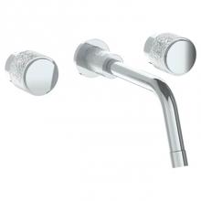 Watermark 27-2.2-CL16-CL - Wall Mounted 3 Hole Lavatory Set with 8 3/4'' Spout