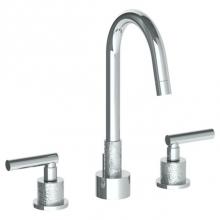 Watermark 27-2X-CL14-PC - Deck Mounted 3 Hole Extended Spout Lavatory Set