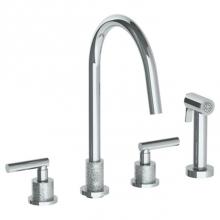 Watermark 27-7.1-CL14-PC - Deck Mounted 4 Hole Kitchen Set - Includes Side Spray