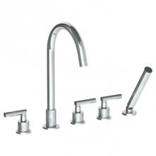 Watermark 27-8.1-CL14-CL - Deck Mounted 5 Hole Bath Set