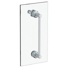 Watermark 29-0.1-12SDP-PC - Transitional 12'' shower door pull with knob/ glass mount towel bar with hook