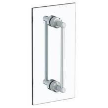 Watermark 29-0.1-18DDP-PC - Transitional 18'' double shower door pull/ glass mount towel bar