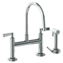 Watermark 29-7.65-TR14-PC - Deck Mounted Bridge Kitchen Faucet with Independent Side Spray
