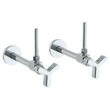 Watermark 29-MAS3-TR15-PC - Lavatory Angle Stop Kit -1/2'' Sweat x 3/8'' OD Compression