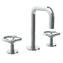Watermark 31-2.1-BK-PC - Deck Mounted 3 Hole Extended Spout Lavatory Set