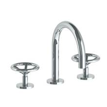 Watermark 31-2GS-BK-PC - Deck Mount 3 Hole Gooseneck Lavatory Set