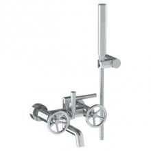 Watermark 31-5.2-BKA1-PC - Wall Mounted Exposed Bath Set with Hand Shower
