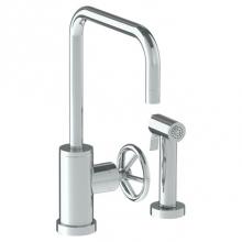 Watermark 31-7.4-BK-PC - Deck Mounted 2 Hole Kitchen Set -  Includes Side Spray
