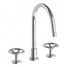 Watermark 31-7G-BK-PC - 3 Hole Kitchen Faucet