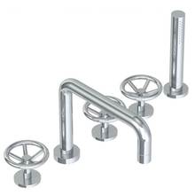 Watermark 31-8.1-BK-PC - Deck Mounted 5 Hole Bath Set