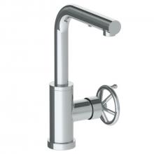 Watermark 31-9.3P1-BKA1-PC - Deck Mounted 1 Hole Square Top Prep Faucet with Pull Out Spray