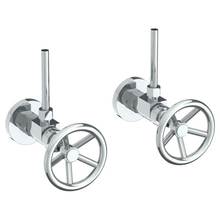 Watermark 31-MAS1-BK-PC - Lavatory Angle Stop Kit -1/2'' Compression x 3/8'' OD Compression