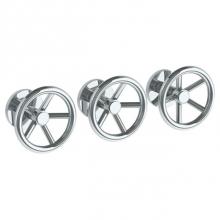 Watermark 31-WTR3-BK-PC - Wall Mounted 3-Valve Shower Trim