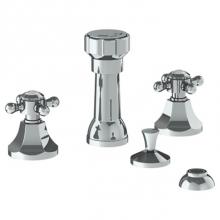 Watermark 312-4-X-PC - Deck Mounted 4-Hole Bidet