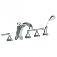 Watermark 312-8.205.1-Y-PC - Deck Mounted 5 Hole Extended Bath Set