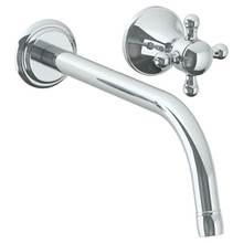 Watermark 313-1.2L-AX-PC - Wall Mounted 2 Hole Lavatory Set with 11'' CTC Spout