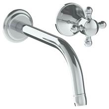 Watermark 313-1.2M-AX-PC - Wall Mounted 2 Hole Lavatory Set with 8 3/8'' CTC Spout
