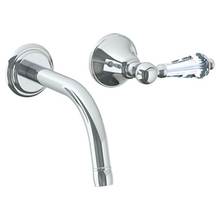 Watermark 313-1.2S-SW-PC - Wall Mounted 2 Hole Lavatory Set with 6 1/2'' CTC Spout
