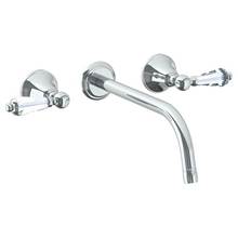 Watermark 313-2.2L-SW-PC - Wall Mounted 3 Hole Lavatory Set with 11'' CTC Spout