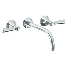 Watermark 313-2.2L-WW-PC - Wall Mounted 3 Hole Lavatory Set with 11'' CTC Spout