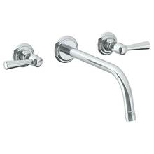 Watermark 313-2.2L-Y2-PC - Wall Mounted 3 Hole Lavatory Set with 11'' CTC Spout
