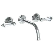 Watermark 313-2.2M-SW-PC - Wall Mounted 3 Hole Lavatory Set with 8 3/8'' CTC Spout