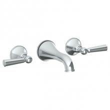 Watermark 313-5-WW-PC - Wall Mounted 3 Hole Bath Set