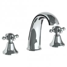 Watermark 313-8-AX-PC - Deck Mounted 3 Hole Bath Set